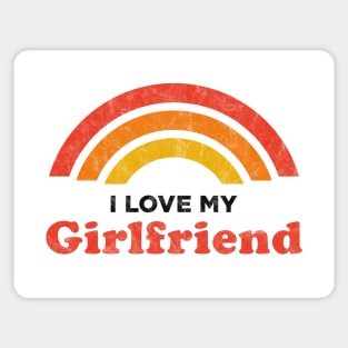 I Love My Girlriend Sticker